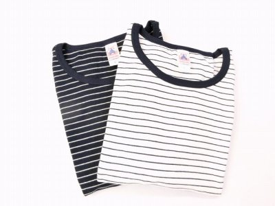 画像3: ムーランヌフ  S/S CREWNECK PACK T-SHIRTS    BORDER WHITE/NAVY & BORDER NAVY/WHITE