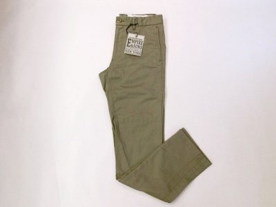 画像1: エンパイア＆サンズ  　スリムトラウザー　　PENSYLVANIA TWILL    GERMAN OLIVE(カーキ