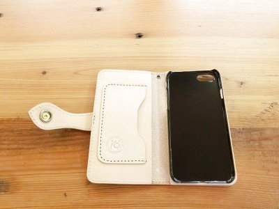 画像1: ケイシイズ  　 iPhone７専用レザーケース     　ブラック