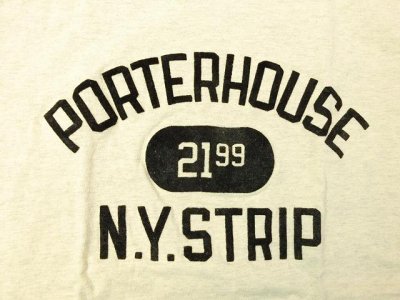 画像2: ミクスタ　　S/SクループリントTシャツ　　　　POTER HOUSE     オートミール