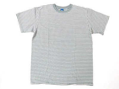 画像1: グッドオン　ボーダー半袖Ｔシャツ　     G.GREEN×WHITE