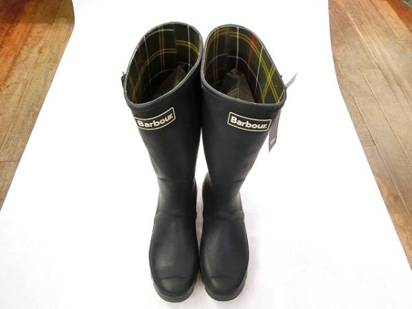 画像1: Barbour　　BEDE レインブーツ　　　　NAVY (1)