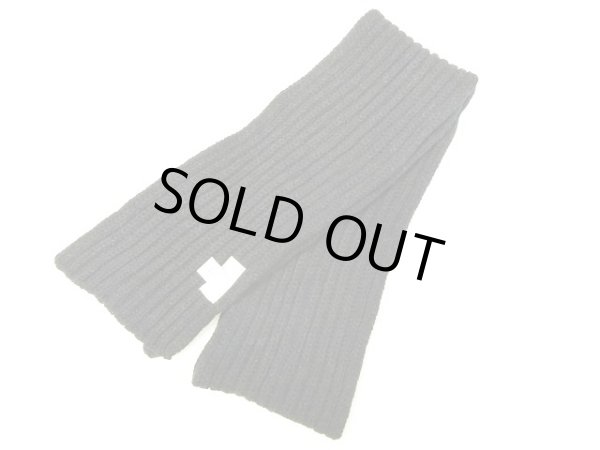 画像1: ギルバート ウイルソン   リブ編みスカーフ　　　INDIGO MEL (1)