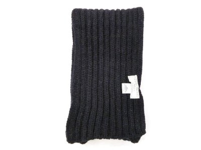 画像1: ギルバート ウイルソン   リブ編みスカーフ　　　INDIGO MEL