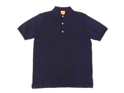 画像1: アンデルセン-アンデルセン    半袖オーガニックコットンポロシャツ 　　ROYAL BLUE