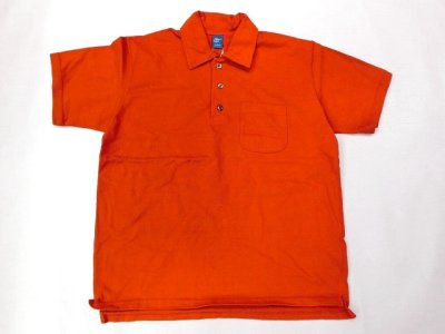 画像1: グッドオン　  S/S HVY ポロT        ORANGE  