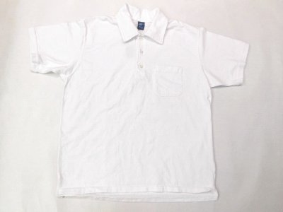 画像1: グッドオン　  S/S HVY ポロT        ホワイト