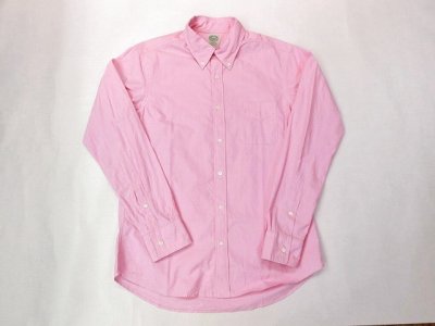 画像1: キートンチェイス     L/S ボタンダウンシャツ     80/2 END ON END    ピンク