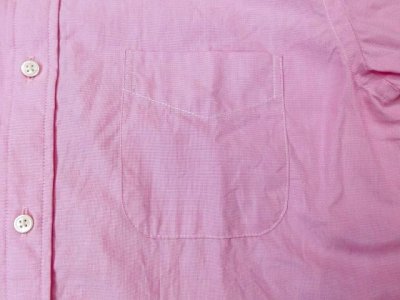 画像2: キートンチェイス     L/S ボタンダウンシャツ     80/2 END ON END    ピンク