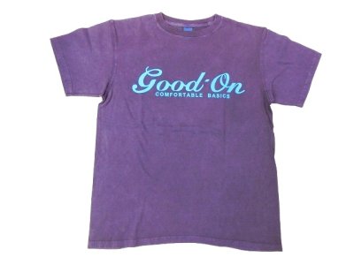 画像1: グッドオン　プリント 半袖クルーTシャツ   good-on     P-GRAPE