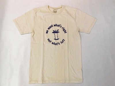 画像1: ミクスタ　　S/SクループリントTシャツ　　APPLE      ナチュラル