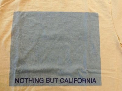 画像2: ミクスタ　　S/SクループリントTシャツ　　NOTHING     ナチュラル