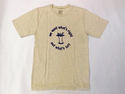 画像1: ミクスタ　　S/SクループリントTシャツ　　APPLE      オートミール