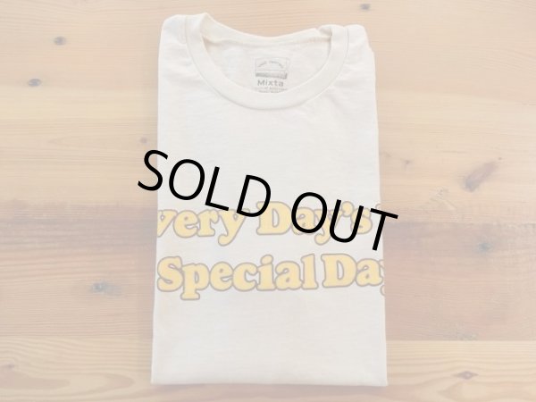 画像1: ミクスタ　　S/SクループリントTシャツ　　 EVERY DAY'S      ナチュラル (1)
