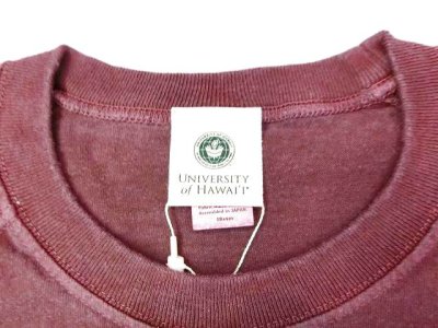 画像3: グッドオン× UNIVERSITY OF HAWAII ベースボールTシャツ    P-BORDEAUX   