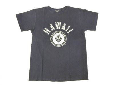 画像1: グッドオン× UNIVERSITY OF HAWAII    半袖Tシャツ    P-NAVY   