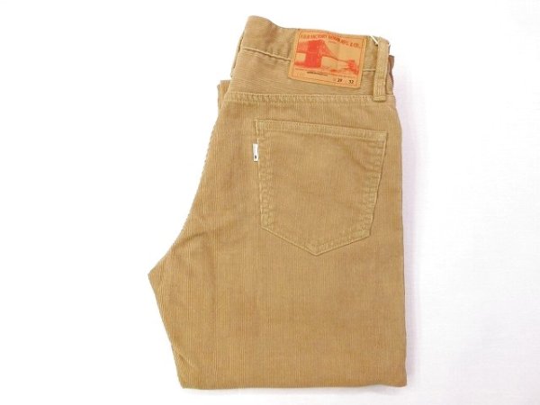 画像1: FOB FACTORY  F１１３４　５Pコーデュロイパンツ    　カーキ (1)