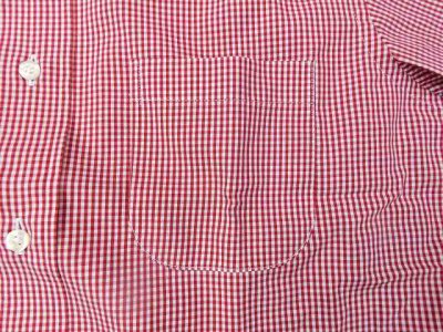 画像2: インディビジュアライズドシャツ  L/S スモールギンガムBDシャツ　　　レッド