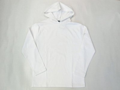 画像1: セントジェームス  HOOD T-SHIRT OUES CAPUU     NEIGE(ホワイト)