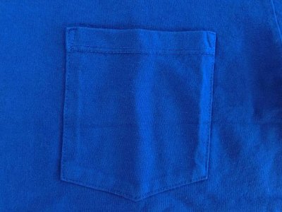 画像2: FELCO S/Sクルーネック ポケットTシャツ ロイヤルブルー