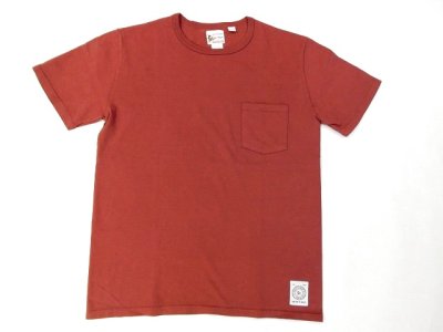 画像1: FELCO   S/Sクルーネック ポケットTシャツ　　　 バーガンディー