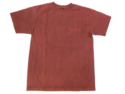 画像1: グッドオン 半袖ポケットTシャツ　 P-BORDEAX