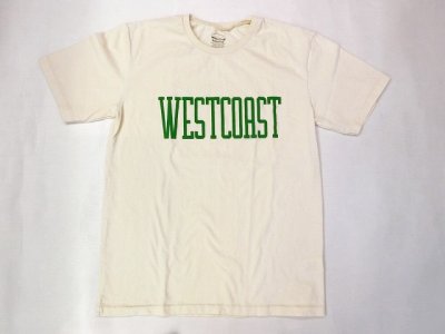 画像1: ミクスタ　　S/Sクループリント Tシャツ　   WEST COAST   ナチュラル   