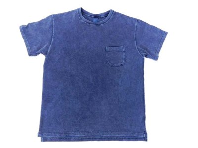 画像1: グッドオン　半袖PIQUEポケットＴシャツ　     INDIGO SHAVE