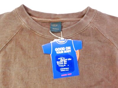 画像3: グッドオン　半袖ラグランHVY ポケットTシャツ　　　　ピグメント BROWN