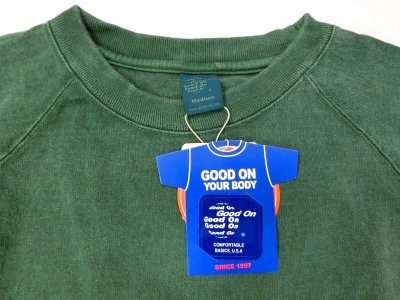 画像3: グッドオン　半袖ラグランHVY ポケットTシャツ　　　　ピグメント DK GREEN