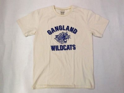 画像1: ミクスタ　　S/Sクループリント Tシャツ　   GANGLAND WILDCATS    ナチュラル   