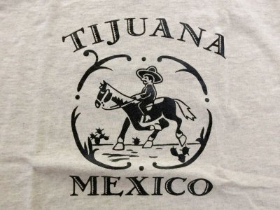 画像2: ミクスタ　　S/Sクループリント Tシャツ　   TIJUANA     オートミール