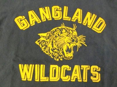 画像2: ミクスタ　　S/Sクループリント Tシャツ　   GANGLAND WILDCATS    ナイトオーシャン   