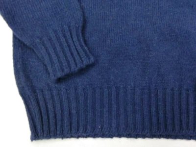 画像3: JAMIESON'S ３PLAY SADDLE SHOULDER クルーネックセーター　　   PRUSIAN BLUE(ブルー)