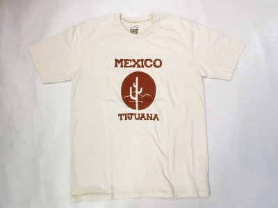 画像1: ミクスタ　　S/Sクループリント Tシャツ　   TIJUANA   ナチュラル