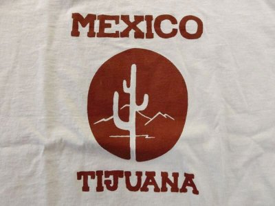 画像2: ミクスタ　　S/Sクループリント Tシャツ　   TIJUANA   ナチュラル