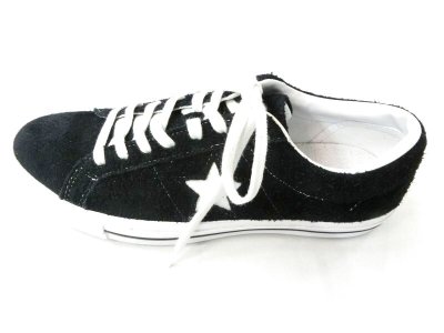 画像1: CONVERSE     ONE STAR  SUEDE OX        BLACK 