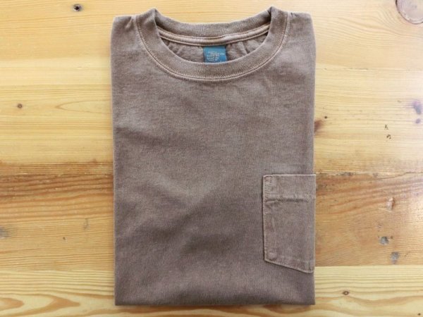 画像1: グッドオン 半袖ポケットTシャツ　 P-BROWN (1)