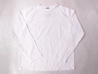 画像1: グッドオン L/S HVY FOOTBALL Tシャツ　   WHITE