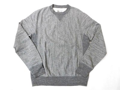 画像1: FELCO   12oz TERRY  INVERSE WEAVE V GUSSET SWEAT 　HEATHER CHARCOAL