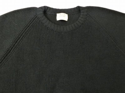 画像3: ウィリアムロッキー     エルボーパッチ クルーネックセーター      　ブラック