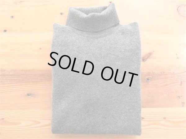 画像1: ウィリアムロッキー 　ラムウール タートルネックセーター      CLIFF(ミディアムグレー) (1)