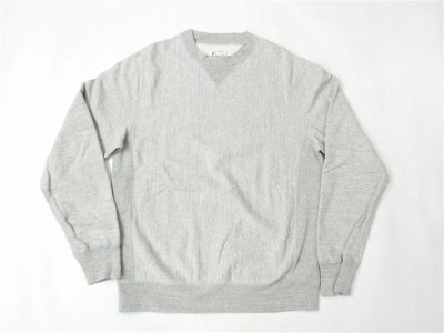 画像1: FELCO   12oz TERRY  INVERSE WEAVE V GUSSET SWEAT      HEATHER GREY