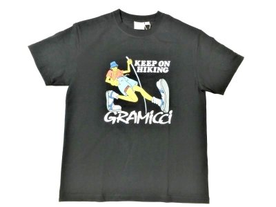 画像1: GRAMICCI    オーガニックコットン プリントS/S TEE        ブラック