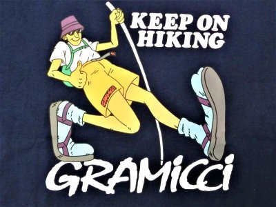 画像2: GRAMICCI    オーガニックコットン プリントS/S TEE    　　　ネイビー