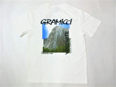 画像1: GRAMICCI    オーガニックコットン プリントS/S TEE        ホワイト