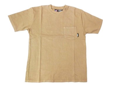 画像1: THOUSAND MILE   半袖ポケットTシャツ　　LIGHT BROWN
