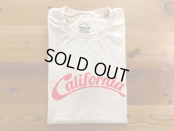 画像1: MIXTA 2022SSプリントTシャツ　CALIFORNIA       ナチュラル               (1)