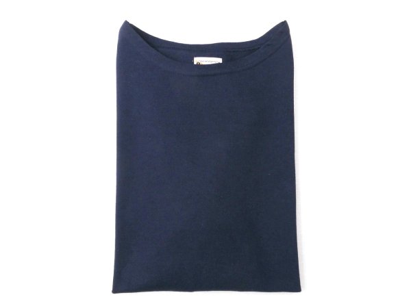 画像1: FELCO   S/S BOATNECK TEE (AMERICAN VINTAGE JERSEY)        NAVY  (1)