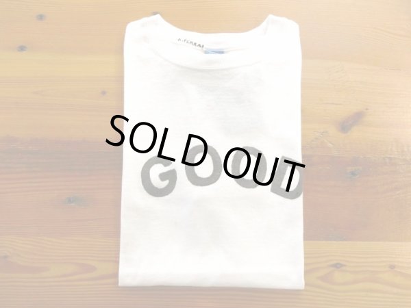 画像1: グッドオン　　S/SプリントTシャツ　 　GOOD(white×tetsuguro) (1)